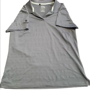 Adidas Womens Polo Golf Shirt - Gray - Size Medium